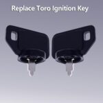 La Macaza 5PCS Toro Mower Replacement Key, Compatible with Titan Zero Turn Mower ZX5400 ZX6050 ZX5000 ZX6000 (116-0050)
