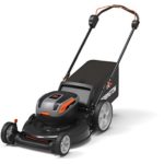 Remington 18AEB2C8883 RM4060 40V 21-Inch Cordless Battery-Powered Push Lawn Mower with Electric Start, Orange