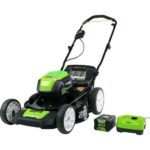 Greenworks PRO 21-Inch 80V Cordless Lawn Mower, 4.0 AH Battery Included GLM801602