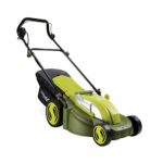 Sun Joe MJ403E 17-Inch 13-Amp Electric Lawn Mower/Mulcher, 7-Position Adjustment, 12-Gallon Detachable Grass Collection Bag, Lightweight, Standard, Green