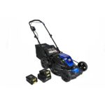 Kobalt 80-Volt Max Brushless Lithium Ion 21-in Deck Width Cordless Electric Lawn Mower with Mulching Capability (Batteries Included)