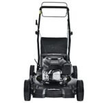 PowerSmart 21 in. 3-in-1 170cc Gas Self Propelled Lawn Mower, Gas Powered Walk-Behind Lawn Mowers, Self-propelled, Black