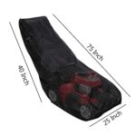 IGOOLEE Outdoors Lawn Mower Cover Waterproof Heavy Duty Polyester Oxford Waterproof UV Dust Protection Push Mower Cover with Drawstring and Storage Bag