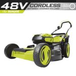 Sun Joe 24V-X2-21LM 48-Volt 21-Inch 1100-Watt Max Brushless Cordless Lawn Mower, 7-Position Mowing Height Adjustment w/Rear Collection Bag