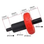 FZJDSD 1PC Red Jump Start Electric Engine Drill Bit Adapter Fit for Troy Bilt & Other Current Electric Start Capable Handheld Power Equipment Quick Start String Trimmers Replace Parts and Accessories