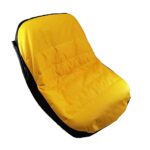 POWERWORKS Weatherproof Deluxe Riding Lawn Mower Seat Cover, Medium, Yellow