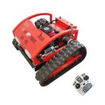 Small Crawler Mower Remote Control Automatic Shredder Garden Weeding Machine Gasoline Remote Control Mower