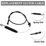 VKVXCLON 175067 Deck Clutch Cable Compatible with Craftsman 42 inch LT1000 LT2000 DLT 3000 AYP Poulan 169676 532169676 532175067 21547184 Riding Lawn Mower