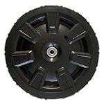 YARDMAX 11in. X 1.6 in. Replacement Free/Non-Drive Rear Wheel for Push/Non Self-propelled Lawn Mowers