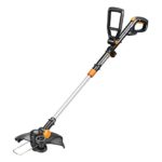 Worx WG170 GT Revolution 20V 12″ Grass Trimmer/Edger/Mini-Mower 2 Batteries Charger Included, Black Orange