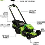 80V 21″ Brushless Cordless Lawn Mower, 4.0Ah Battery and 60 Minute Rapid Charger Included (21″ Mower (Tool Only Gen 2))
