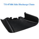 AILEETE 731-07486 Side Discharge Chute for MTD Craftsman Troy-Bilt Cub Cadet Yard Machines Yard Man Lawn Mower Side Discharge Chute 731-07486