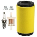 Hannah Dean 793569 793685 Air Filter Oil Filter Fuel Filter Tune Up Service Kit Replacement for Briggs & Stratton Intake 20-21 HP Riding Lawn Mower