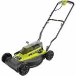 RYOBI RY401100-Y 18 in. 40-Volt 2-in-1 Lithium-Ion Cordless Battery Walk Behind Push Mower 4.0 Ah Battery/Charger Included