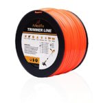 Anleolife 3-Pound Commercial Square .095-Inch-by-780-ft String Trimmer Line in Spool, with Bonus Line Cutter, Orange