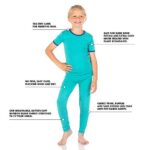 KicKee Pants Print Long Sleeve Pajama Set, Ultra Soft and Snug Fitting PJs, Matching Top and Bottom Sleepwear Set, Newborn to Baby to Kid Pajamas (Natural Ski Birds – 6 Years)