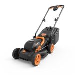 Worx WG779 2x20V (4.0AH) Cordless 14″ Lawn Mower With Mulching Capabilities and Intellicut, Dual Charger, 2 Batteries