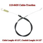 Wanotine 115-8435 Traction Control Cable for Toro 20332 20333 20334 20337 20340 20352 20363 20372 20373 20374 20376 20955 20956 20958 Recycler 22” Self Propelled Lawn Mowers