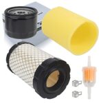 partszen Pre Air Filter Fuel Oil Filter for Craftsman T1400 T2200 YTS3000 LT2000 YS4500 YT3000 42″ 46″ Lawn Mower Kit with Briggs Stratton 19.5hp 20hp 21hp Engine