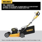 DEWALT 2X20V MAX* 21-1/2 in. Brushless Cordless FWD Self-Propelled Lawn Mower (DCMWSP244U2)
