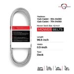 754 04060, 954 04060 Lawn Mower Deck Belt Replacement – Belt Length 96.5″ – Heavy-Duty, Durable, Fits Craftsman/Cub Cadet/John Deere/Sabre Mowers 954-04060B, 954-04060C, 954-04060, 754-04060B