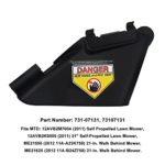 DECKMAN 731-07131 Side Discharge Chute, Compatible with MTD Lawn Mowers Troy Bilt, Replaces 731-7131 731-07131. (1)