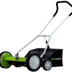 Greenworks 18-Inch Reel Lawn Mower with Grass Catcher 25062