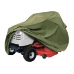 Classic Accessories 73910 Lawn Tractor Cover, Olive, Up to 54″ Decks