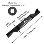 Parts Camp 942-04308 Mower Blade for 42″ Cut MTD Cub Cadet Troy Bilt 742-04308 942-04308 742-0616 2 Pack