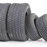 Wanda Set of 4 New Lawn Mower Turf Tires 15×6-6 Front & 20×10-8 Rear/4PR -13016/13040