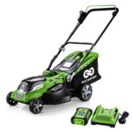Best Partner 40V Max Lithium Cordless Lawn Mower,16-Inch,4.0AH Battery and Charger Include