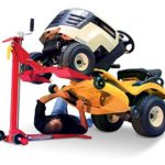 MoJack EZ Max – Residential Riding Lawn Mower Lift, 450lb Lifting Capacity, Fits Most Residential & Ztr Mowers, Folds Flat For Easy Storage, Use for Mower Maintenance Or Repair