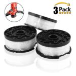 XUYAO Replacement Spool for BLACK and DECKER Trimmer, Weed Eater Line, String Trimmer Line, AF-100 30ft 0.065″ B&D Weed Eater Spool, Pre-wound Weed Wacker Line, Easy to Install Last Longer, 3-Pack