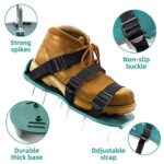 LASTOOLS Lawn Aerator Shoes – for Aerating Lawn Soil – 3 Adjustable Straps – 26 Spikes – One Size Fits All – Aerator Lawn Tool for Gardening, Lawn Care