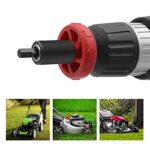 LIDSCURA 2PCS Electric Start Drill Bit, Engine Lawn Mower Easy Starter Adapter Replacement, Mower Diesel Starter Adapter, Easy yo use