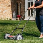 Great States 815-18 18-Inch 5-Blade Push Reel Lawn Mower, 18-Inch, 5-Blade, Grey