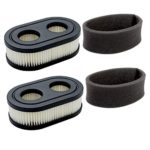 HEYZLASS 2Pack 593260 798452 Air Filter Cartridge with Pre Cleaner – for Briggs & Stratton 550E 550EX Engine Troy-Bilt Craftsman Murray Toro Push Walk-Behind Lawn Mower