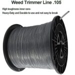 KAKO 105 String Trimmer line Commercial Square .105 Trimmer line, 5 Pound-0.105 inch-1038 Ft Square Weed Wacker String,Weed Eater String .105 Fits Most of String Trimmer