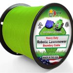 Robotic Lawnmower Wire 14 Gauge (Extra Thick Jacket) 500 Ft – Heavy Duty Pure Solid Copper Core Automatic Mower Boundary Wire – Compatible with All Robotic Lawnmowers and Electric Dog Fences