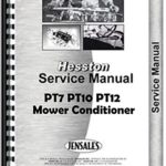 Hesston PT7 PT10 PT12 Mower Conditioner Service Manual