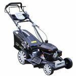 I-Choice 161cc 20 Inch 3-in-1 Gas Self-Propelled Lawnmower High Rear Wheel Drive Gasoline Push Mower with OHV Engine Deck Recoil Start System Side Discharge Mulching Rear Bag