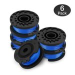 Eventronic Single Line String Trimmer Replacement Spool for Greenworks, 0.065″ Autofeed Replacement Spools String Trimmers – 6 pack