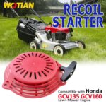 WOTIAN GCV160 Pull Start Recoil Starter Compatible with Honda GC135 GC160 GCV135 GCV160 EN2000 Hru19 Engine Lawn Mower Pull Start Assembly Parts Replaces 28400-ZL8-023ZA