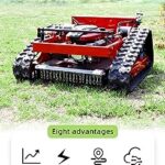Remote Control Lawn Mower, Robotic Lawn Mower, Lawn Mower, Mower, Automatic Lawn Mower, Robotic Mower, Remote Control Distance 680m, Working Slope 60°