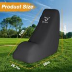 EVRBUL Push Lawn Mower Cover, Heavy Duty Waterproof 420D Outdoor Walk Behind Lawn Mower Covers, Rain,UV, Dust,Sunproof,Windproof All Weather Protection with Drawstring & Portable Storage Bag