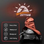 Zettum Push Lawn Mower Cover – Walk Behind Lawn Mower Cover Waterproof Heavy Duty, 600D Outdoor Push Mower Cover Universal with Storage Bag for Greenworks, EGO, Craftsman, Husqvarna, Honda and More