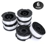 YWTESCH Line String Trimmer Spool Replacement 30ft 0.065” Grass Trimmer/Edger Spool Line, Compatible Models for BLACK+DECKER string trimmers, 6 Pack