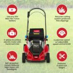 Toro Lightweight Foldable 60-Volt 21-Inch Deck Stripe Cordless Electric Battery Self Propelled Walk Behind Lawn Mower with LED Headlights
