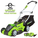 Greenworks G-MAX 40V 16” Cordless Lawn Mower with 4Ah Battery – 25322 model