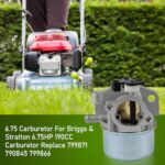 799866 Carburetor Air Filter for Briggs and Stratton 675 6.75 HP 190CC Series Engine Craftsman Troy Bilt TB230 725EX Toro 22 in Recycler Lawn Mower Parts 90845 794304 799871 796707 790845